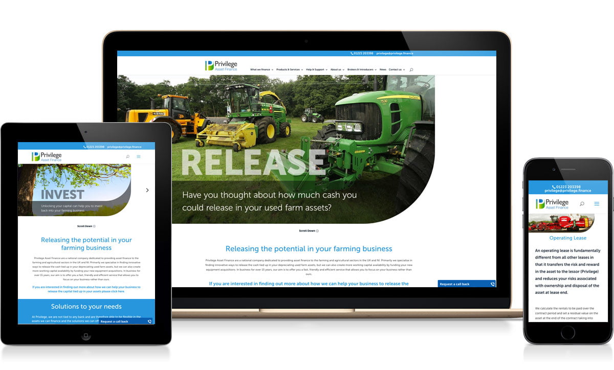 Adams Group -Privilege - Specialist Agriculture Finance Website