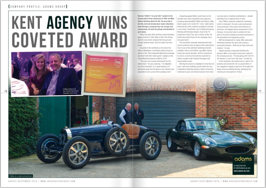 Adams profile South East Business