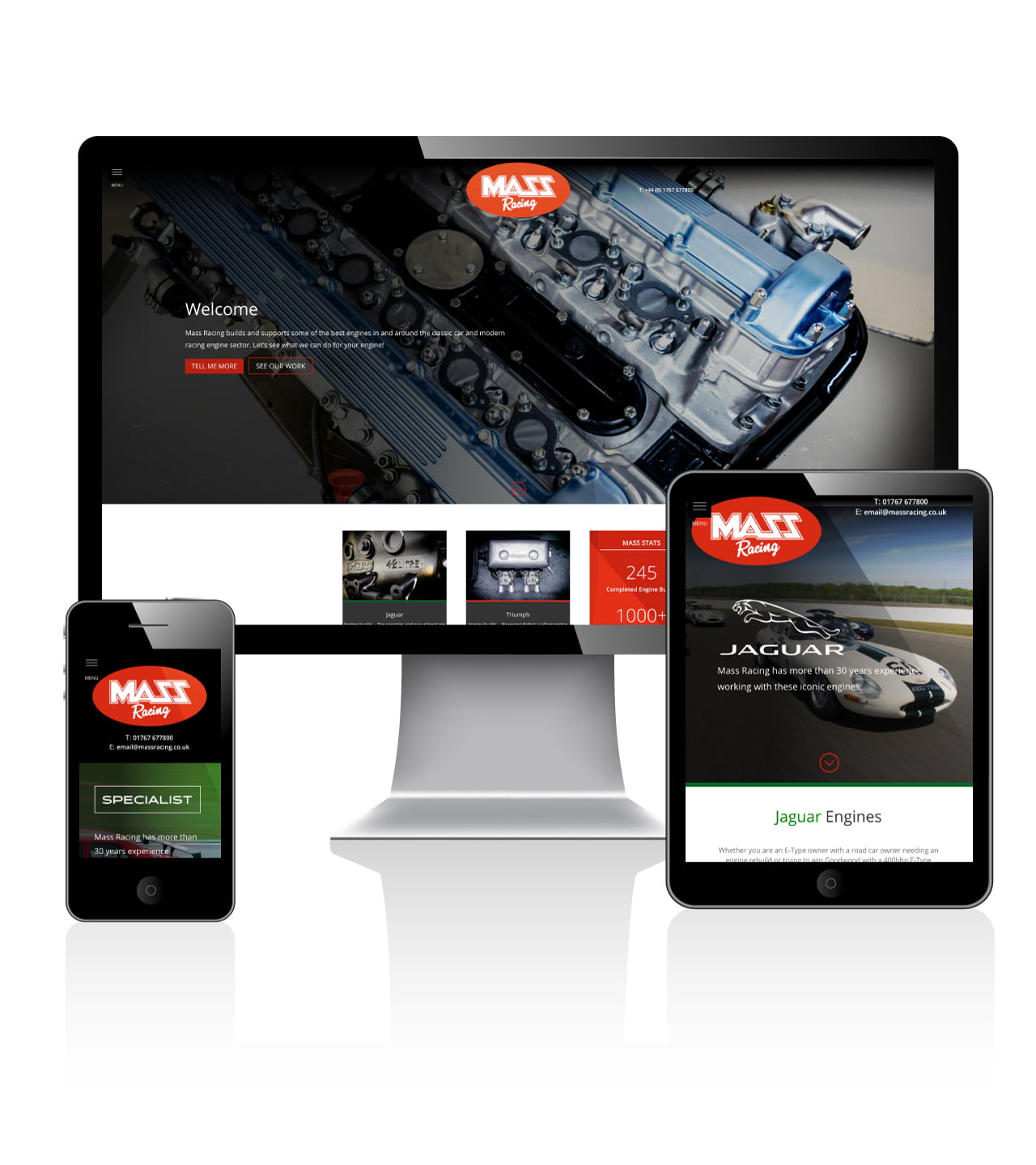Mass Racing Web Case Study Image