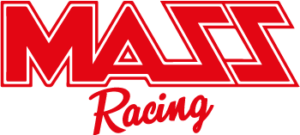 mass racing script logo design