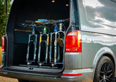 loaded bikes van bike racks 7